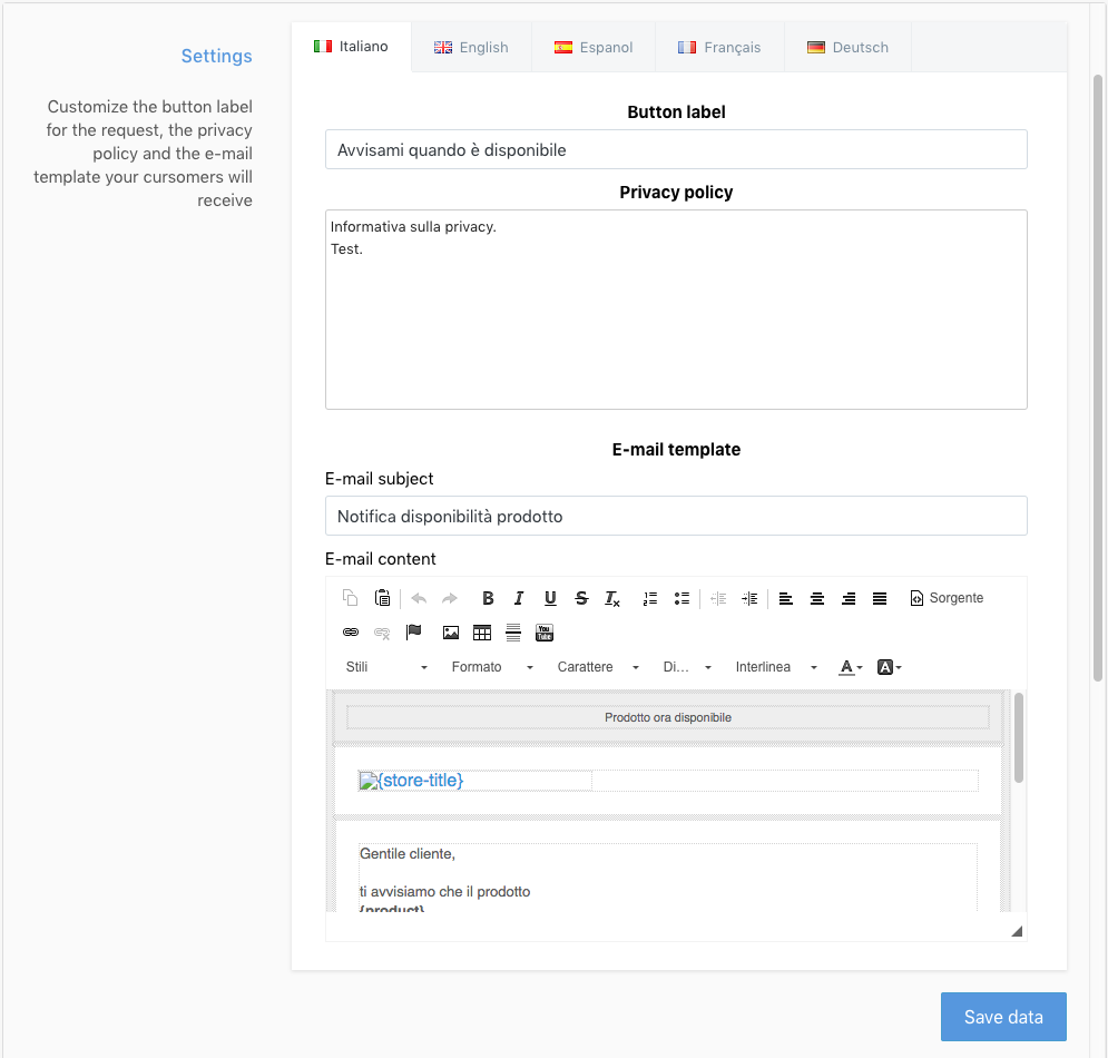 Back_in_Stock_settings_IT